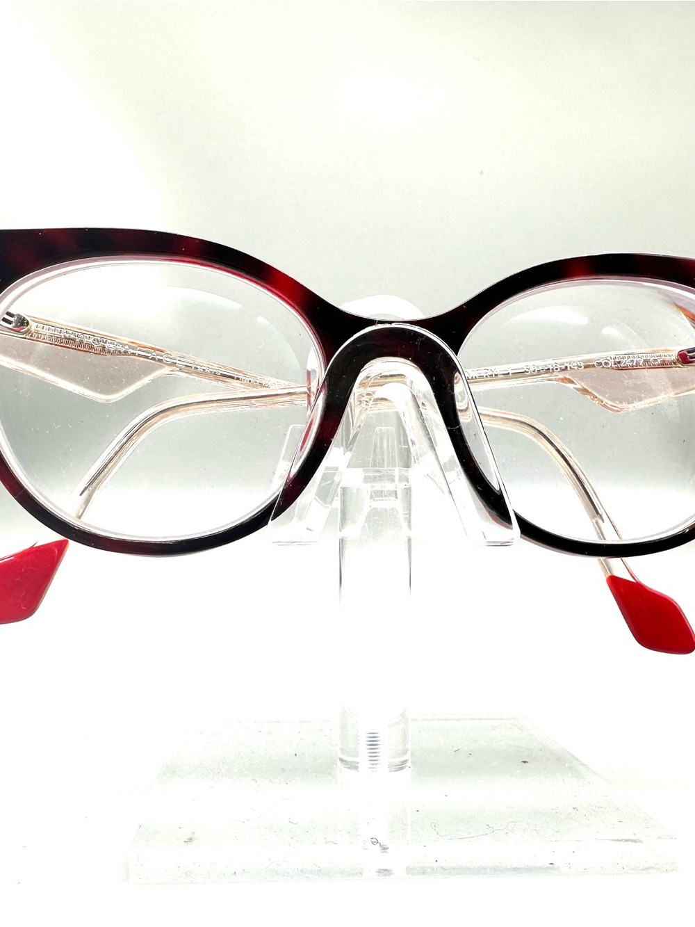 Face a Face Paris Meryl 1 Red Tortoise Cat Eyeglasses 50-18-143 Col 2479 Italy